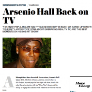Arsenio Hall Back on TV