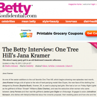 One Tree Hill's Jana Kramer