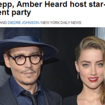 Johnny Depp, Amber Heard host star-studded engagement party NY Daily News