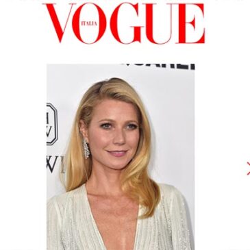 Gwyneth Paltrow: Finding The Time to Be Fabulous Vogue Italia