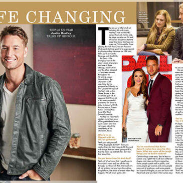 Life Changing This is Us Star Justin Hartley Talks Up His Role.